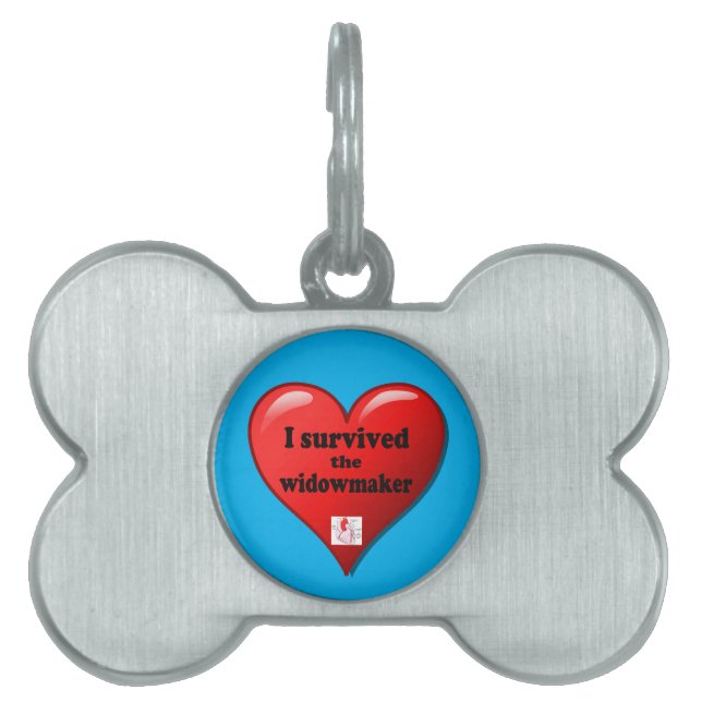 Médaillons Pour Animaux Domestiques I Survived the widowmaker (Devant)