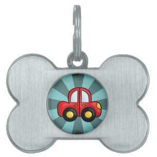 Médaillons Pour Animaux Domestiques Illustration de voiture vintage – Art automobile c