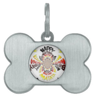 Médaillons Pour Animaux Domestiques Imprimer Anniversaire Kaleidoscope