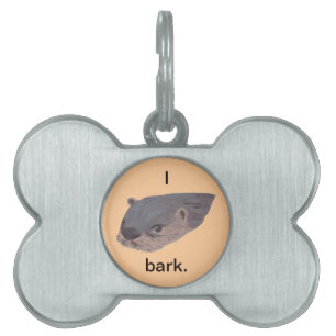 Médaillons Pour Animaux Domestiques Je loupe, devrait, écorce, humour animal de compag