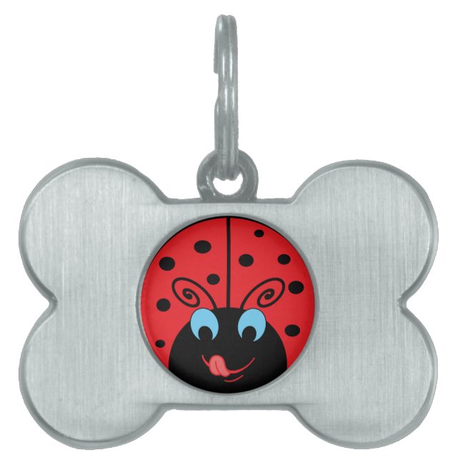Médaillons Pour Animaux Domestiques Ladybug (Devant)
