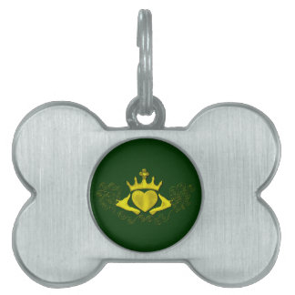 Médaillons Pour Animaux Domestiques Le Claddagh (Or)