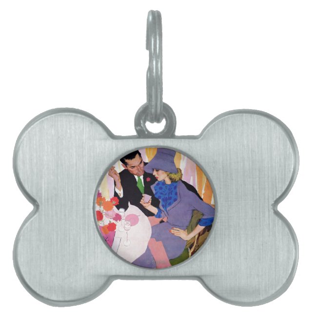 Médaillons Pour Animaux Domestiques Le mariage n'est pas pour moi (Devant)