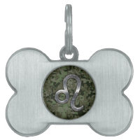 Léo Zodiac Sign on Green Digital Camo