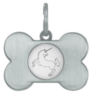 Médaillons Pour Animaux Domestiques Licorne #2