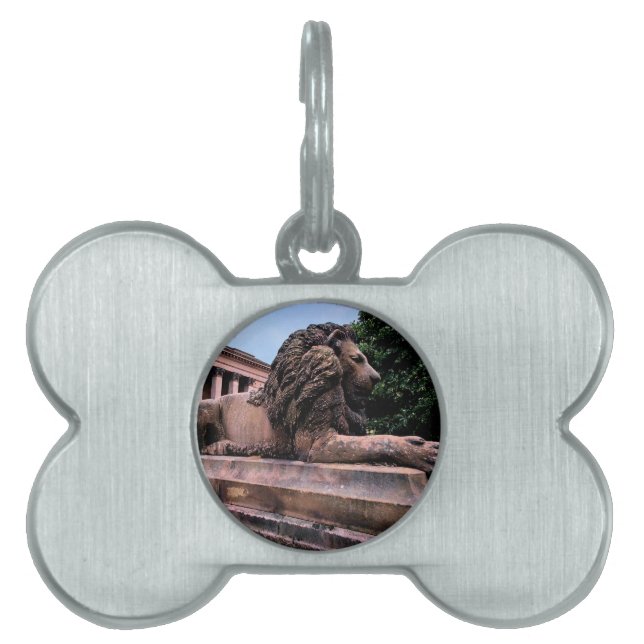 Médaillons Pour Animaux Domestiques Lion (Devant)