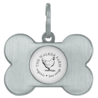 Médaillons Pour Animaux Domestiques Logo promotionnel pour petite entreprise agricole