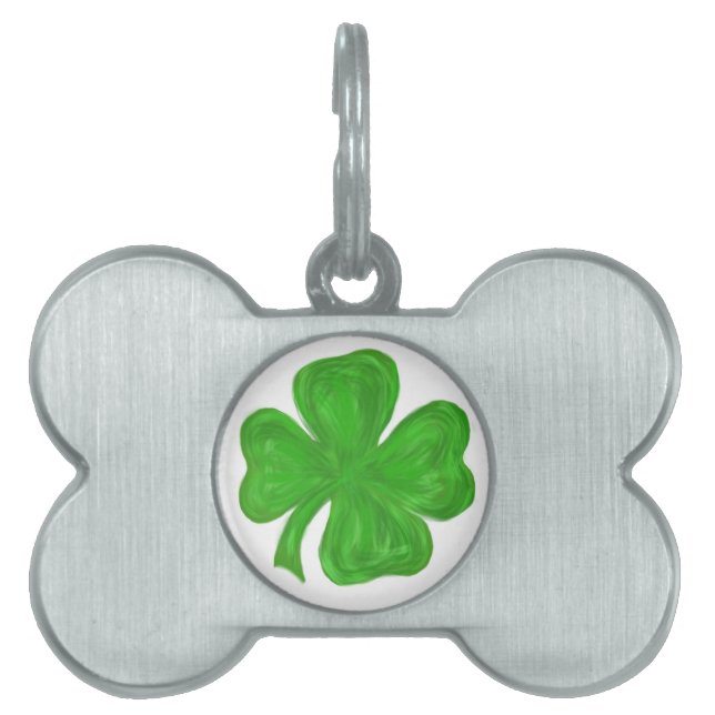 Médaillons Pour Animaux Domestiques Lucky Bone (Devant)