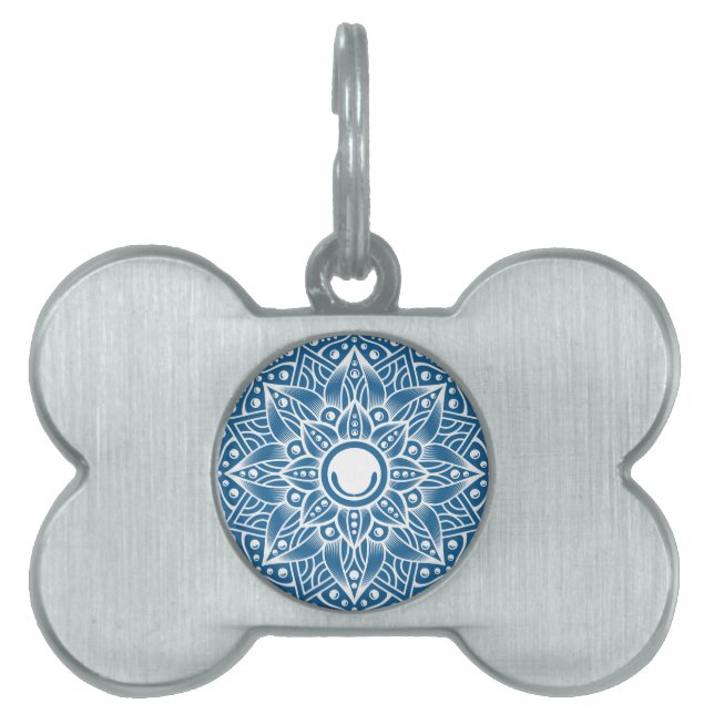 Médaillons Pour Animaux Domestiques Mandala de luxe 16 (Devant)