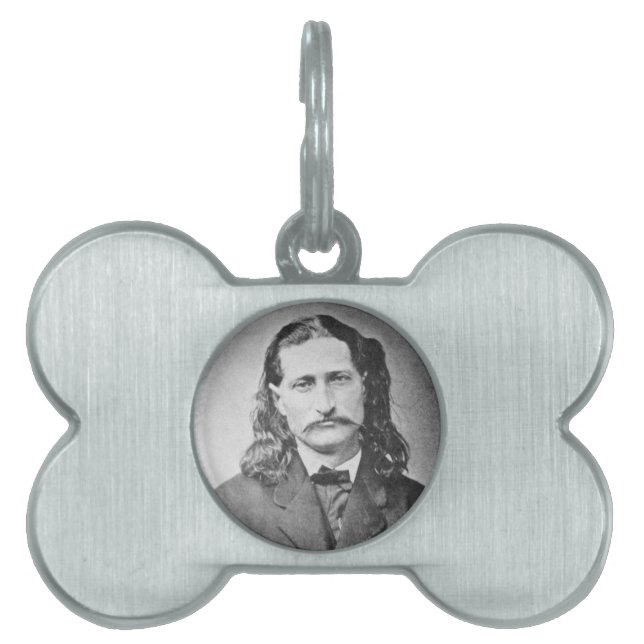 Médaillons Pour Animaux Domestiques Marshal Wild Bill Hickok Old West Gunfighter (Devant)