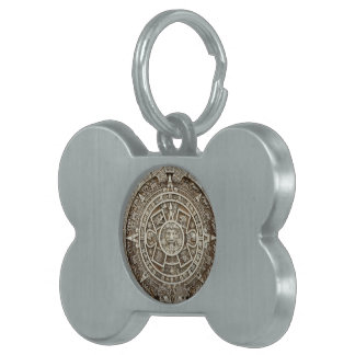 Médaillons Pour Animaux Domestiques Mayan Calendar Pet ID tag