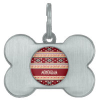 Momogram Native American Tribal Motif géométrique