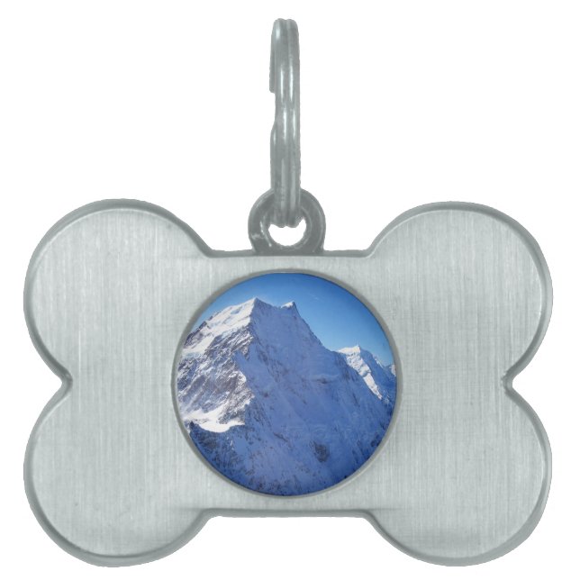 Médaillons Pour Animaux Domestiques Mont Cook (Aoraki) Peak, Nouvelle-Zélande (Devant)