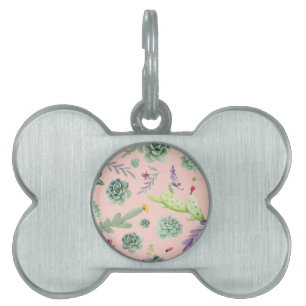 Médaillons Pour Animaux Domestiques Motif Cactus 8