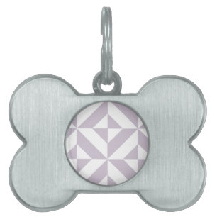 Médaillons Pour Animaux Domestiques Motif de cube de pale Cool géométrique