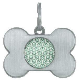 Médaillons Pour Animaux Domestiques Motif de feuille, motif de feuilles, feuilles vert