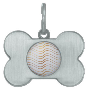 Médaillons Pour Animaux Domestiques Motif d'or 3