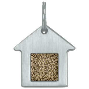 Médaillons Pour Animaux Domestiques Motif Empreinte de léopard