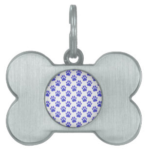 Médaillons Pour Animaux Domestiques Motif Empreinte de patte cosmique