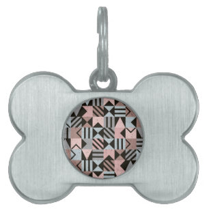 Médaillons Pour Animaux Domestiques Motif géométrique 29