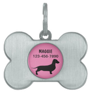Médaillons Pour Animaux Domestiques Mots clés chien animal Dachshund