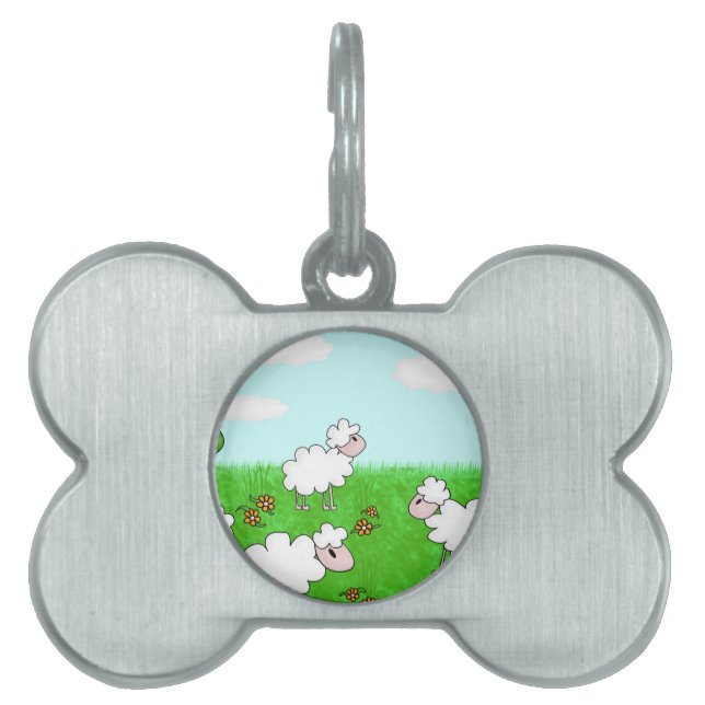 Médaillons Pour Animaux Domestiques Mouton (Devant)