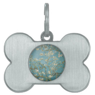 Médaillons Pour Animaux Domestiques Nature de fleurs d'amande de branches de Gogh de