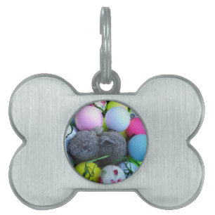 Médaillons Pour Animaux Domestiques Oeufs de Pâques, Ballons de golf de lapin