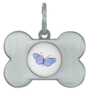 Médaillons Pour Animaux Domestiques Papillon cosmique
