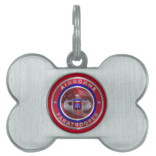 Médaillons Pour Animaux Domestiques Parachutiste de la 82e division aéroportée