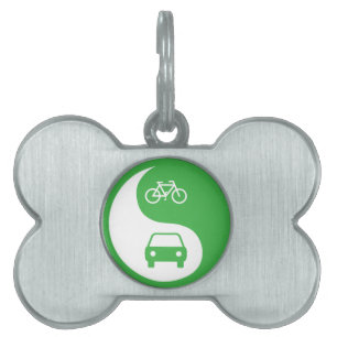 Médaillons Pour Animaux Domestiques Partager la route Yin Yang