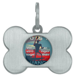 Médaillons Pour Animaux Domestiques Patriotic USA Hope Graphisme Art Design