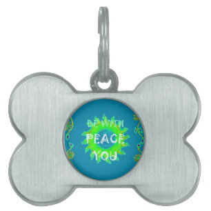Médaillons Pour Animaux Domestiques Peace Be with You Art Print