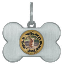 Personnalisez la feuille d'or Faux sur le petit ch