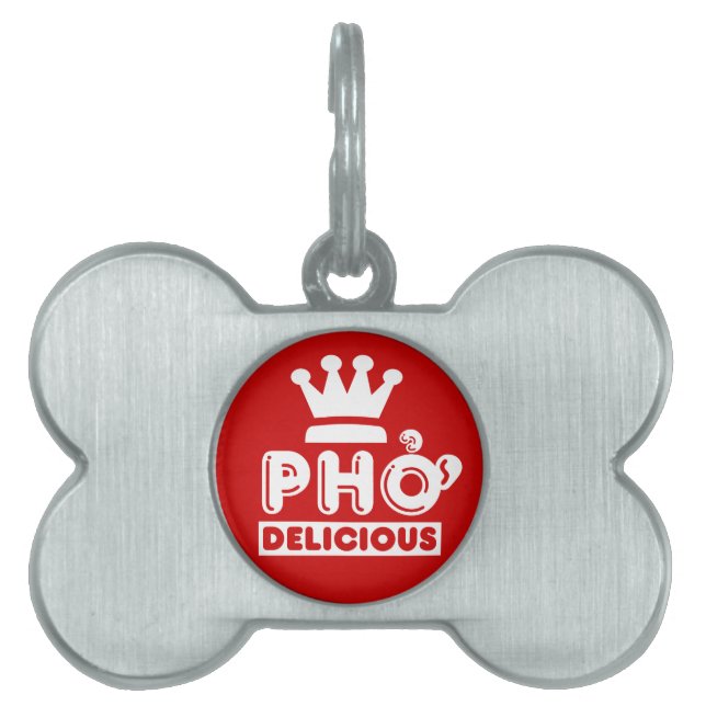 Médaillons Pour Animaux Domestiques Pho King Delicious (Devant)