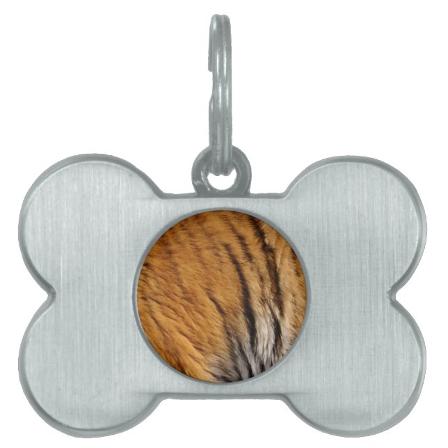 Médaillons Pour Animaux Domestiques Photo Tiger Stripes Big Cat Wildlife (Devant)