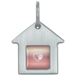 Médaillons Pour Animaux Domestiques Plaque d'identification personnalisée pour chien P