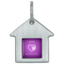 Plaque d'identification personnalisée pour chien v