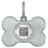 QR Code scannable sans contact Info texte personna