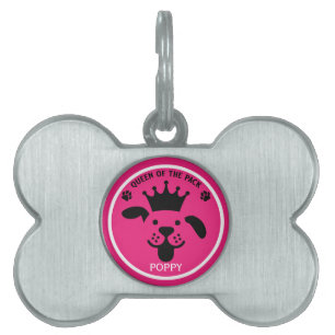 Médaillons Pour Animaux Domestiques Queen Of The Pack Chien