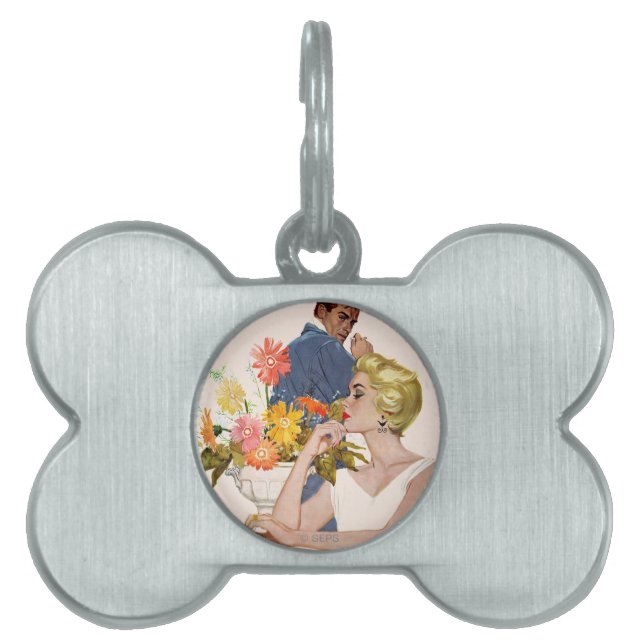 Médaillons Pour Animaux Domestiques Querelle d'anniversaire (Devant)