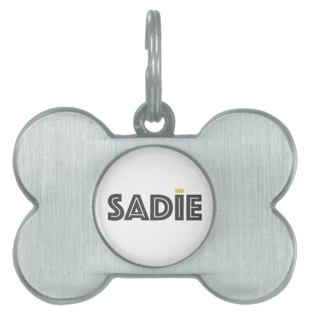 Médaillons Pour Animaux Domestiques Sadie (Devant)
