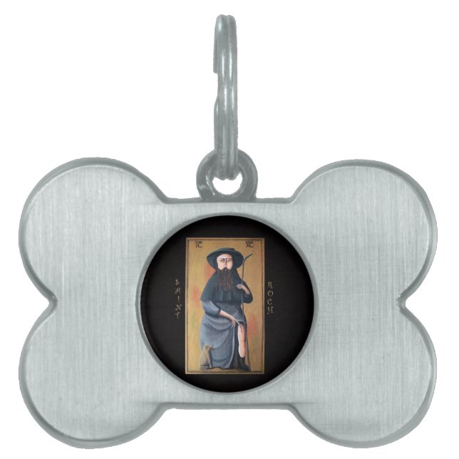 Médaillons Pour Animaux Domestiques Saint patron de Roch de saint des chiens par Tim (Devant)