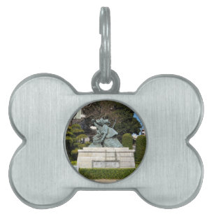Médaillons Pour Animaux Domestiques Samurai Kamakura Gongoro Kagemasa Kabuki Statue