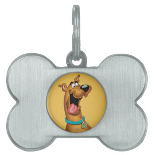 Médaillons Pour Animaux Domestiques Scooby Doo Visage Excité