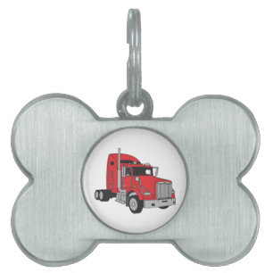 Médaillons Pour Animaux Domestiques Semi cabine de camion