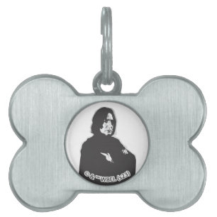 Médaillons Pour Animaux Domestiques Severus Snape Bras Croisés B-W