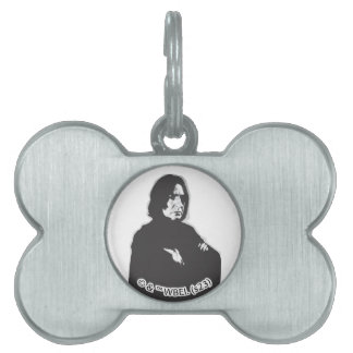 Médaillons Pour Animaux Domestiques Severus Snape Bras Croisés B-W
