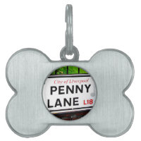 Signe de ruelle de penny de la ville de Liverpool