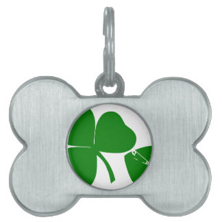 Médaillons Pour Animaux Domestiques St Patrick's Day - Obtenez Lucky 3 + 1 feuilles =